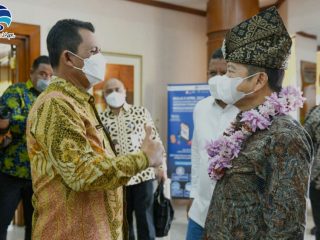 Kepala Bappenas RI Suharso Monoarfa membuka Rakor Gubernur se-Sumatera Tahun 2022 di Best Western Premier Panbil Batam